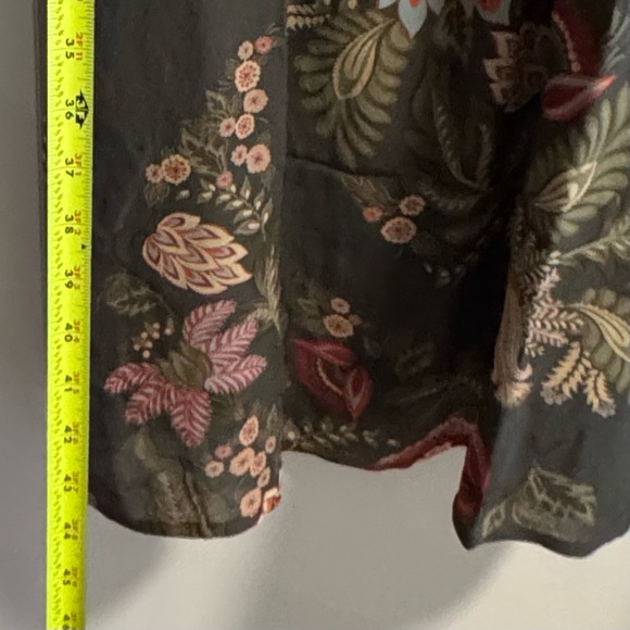 FARM Rio x Anthropologie Floral Midi Dress XS NWT Puff Sleeve Boho - Picture 12 of 12